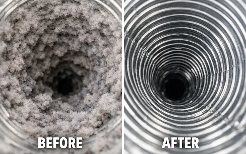 Drew’s dryer vent cleaning