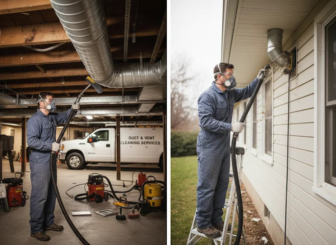 JA Air duct cleaning and Dryer vent cleaning of Big Rock IL