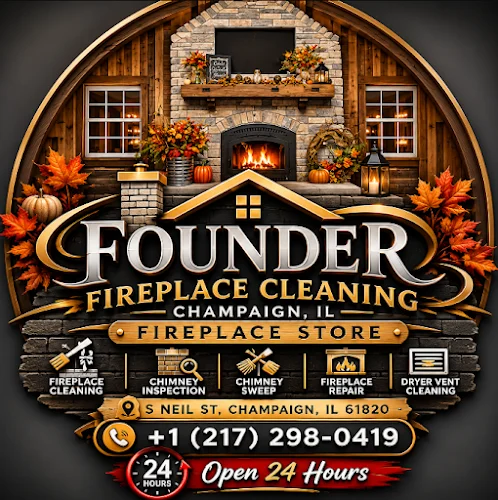 Founder Fireplace Cleaning Champaign, IL